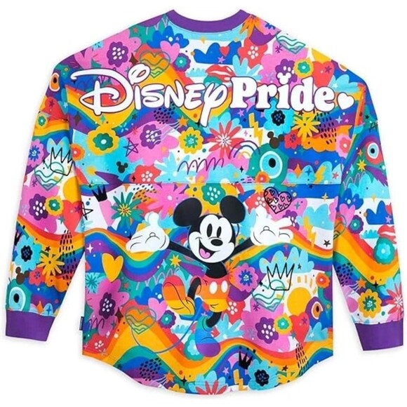 Spirit Jersey Other - Spirit Jersey Disney Pride Shirt Rainbow Mickey Mouse Unisex XS L100 Oversized